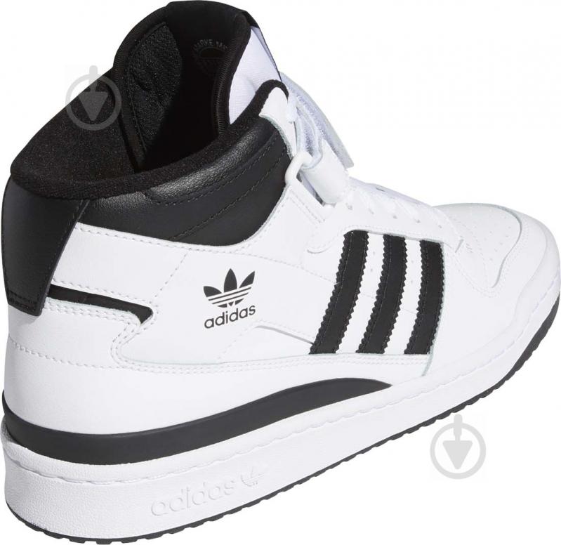 Кросівки чоловічі зимові Adidas FORUM MID FY7939 р.41 1/3 біло-чорні - фото 9