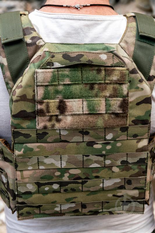 Плитоноска UKRTAC с системой быстрого сброса (Multicam), ткань Cordura 500 - фото 5