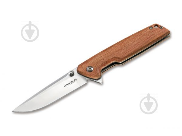 Ніж складаний Boker MAGNUM STRAIGHT BROTHER WOOD 01MB723 - фото 1