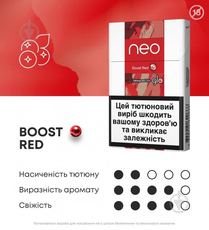 Стіки Neo Boost Red - фото 2