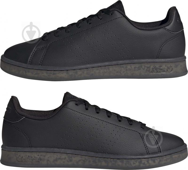 Кроссовки мужские зимние Adidas ADVANTAGE H00570 р.45 1/3 черно-синие - фото 5