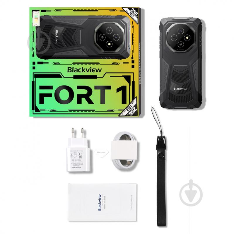 Смартфон Blackview 6/256GB black (BVFORT_1_6_256_BK) - фото 8 Смартфон Blackview 6/256GB black (BVFORT_1_6_256_BK) - фото 8