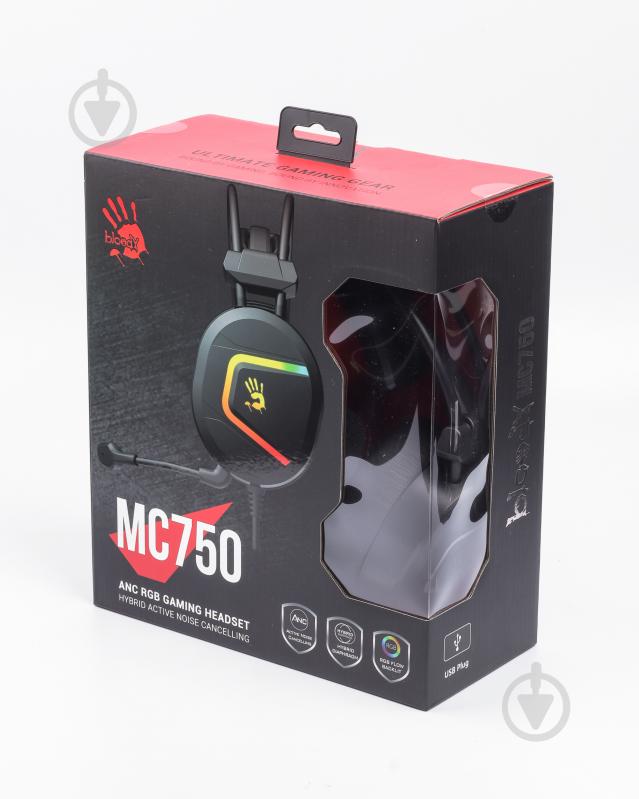 Наушники A4Tech black (MC750 Bloody (Black)) - фото 6