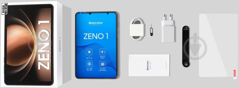 Планшет Blackview ZENO 1 8" 4/64GB Wi-Fi + LTE black (BV_ZENO1_4_64_BK) - фото 7