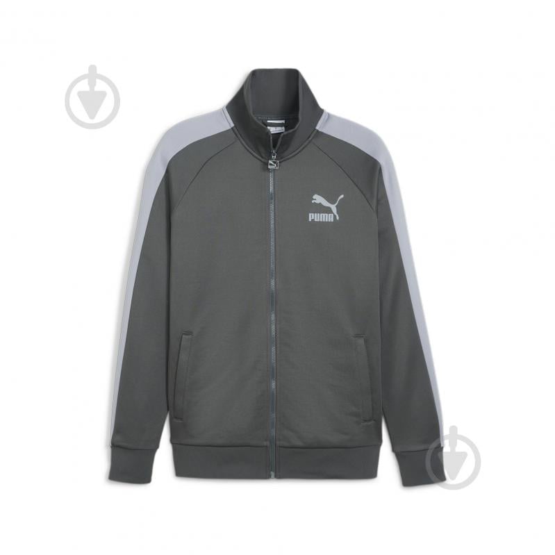 Джемпер Puma T7 ICONIC TRACK JACKET (S) PT 53948480 р.XL сірий - фото 1