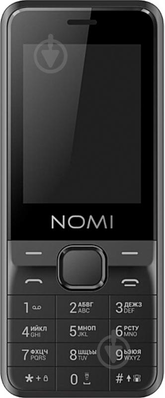 Мобильный телефон Nomi i2402 black 726215 - фото 1