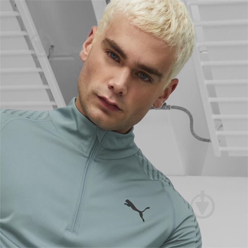 Джемпер Puma TRAIN FORMKNIT SEAMLESS 1/2 ZIP 52350884 р.S блакитний - фото 5