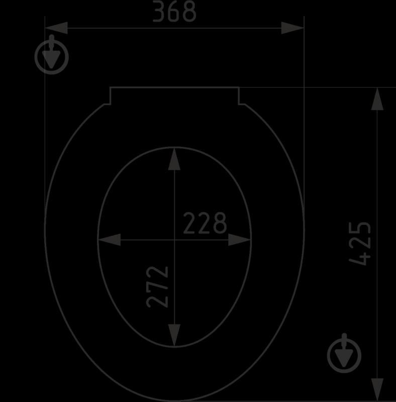 Сиденье для унитаза SoloPlast СУ-1М - фото 12