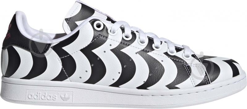 Кроссовки женские зимние Adidas STAN SMITH W H05757 р.40 2/3 черно-белые - фото 1