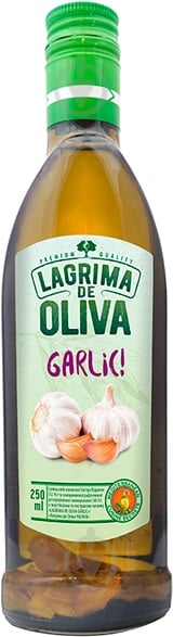 Суміш рослинних олій Lagrima del Sol Lagrima de Oliva Garlic 250 мл - фото 1