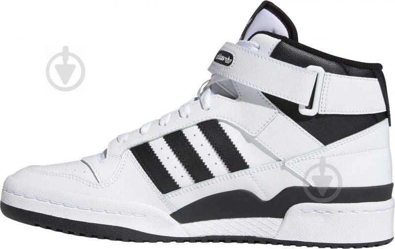 Кросівки чоловічі зимові Adidas FORUM MID FY7939 р.46 біло-чорні - фото 8