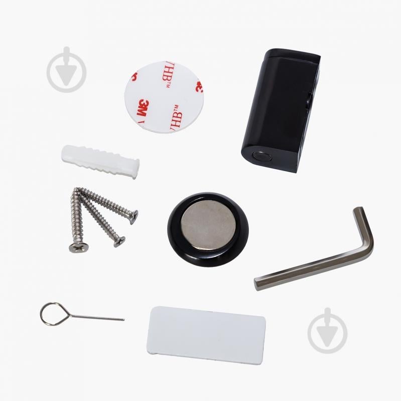 Стопор дверний самоклейкий MVM M-136 Black чорний - фото 2 Стопор дверний самоклейкий MVM M-136 Black чорний - фото 2