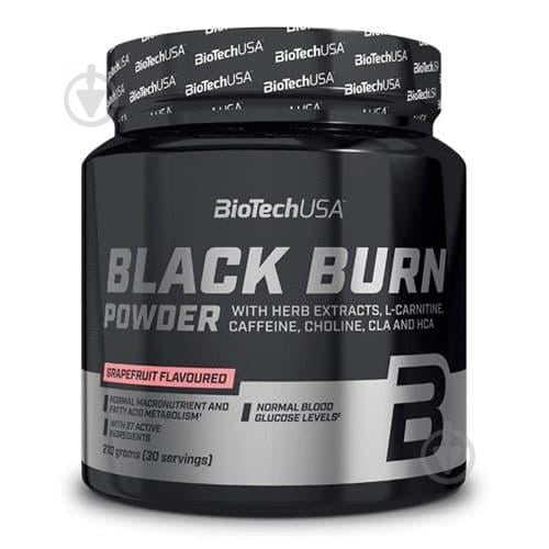 Жиросжигатель BioTechUSA Black Burn грейпфрут 210 г - фото 1