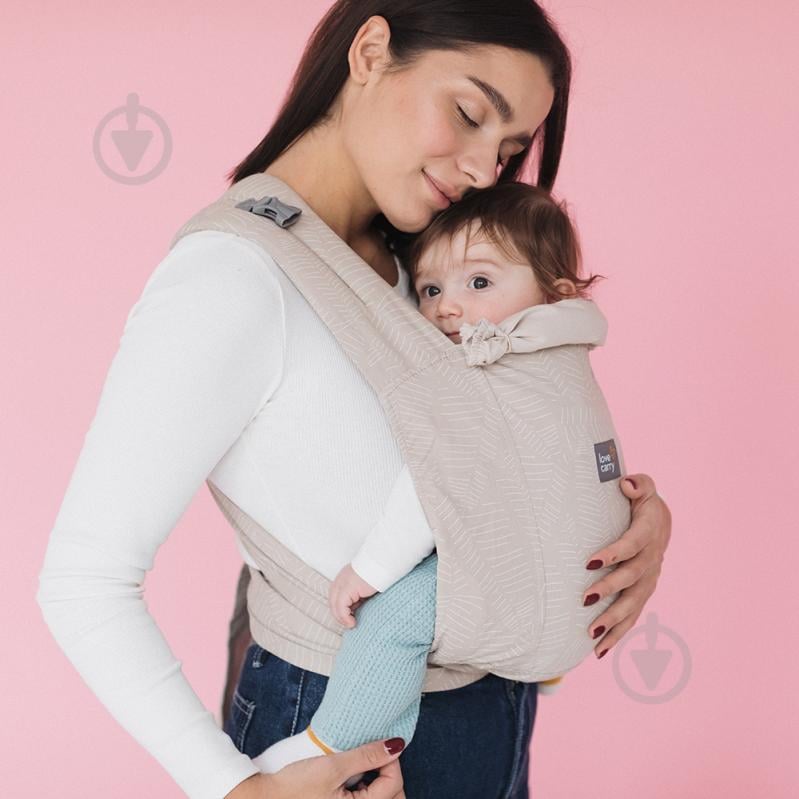 Май-слинг Love & Carry Тропики 4,5 до 15 кг Love & Carry бежевый LC362 - фото 1
