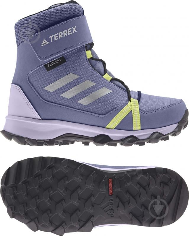 Ботинки Adidas TERREX SNOW CF R.RDY K FZ2601 р.34 синий - фото 6