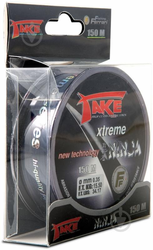 Волосінь  Lineaeffe Take Xtreme Ninja 150м 0.3мм 12,4кг 3800129 - фото 1