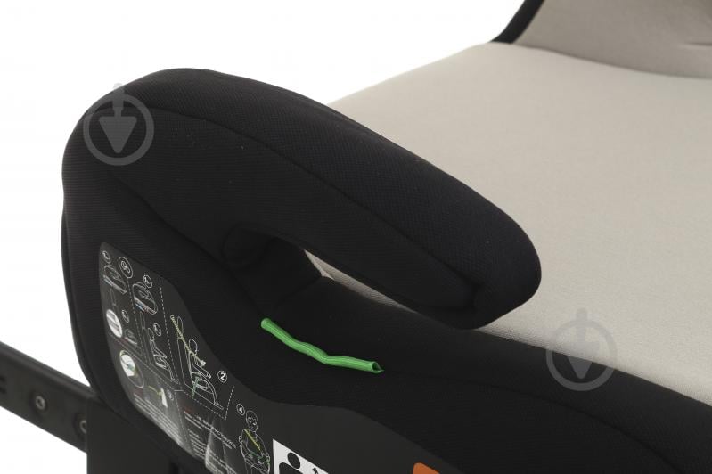 Автокресло-бустер Eternal Shield Champion II CC15-B с isofix серый с черным - фото 5