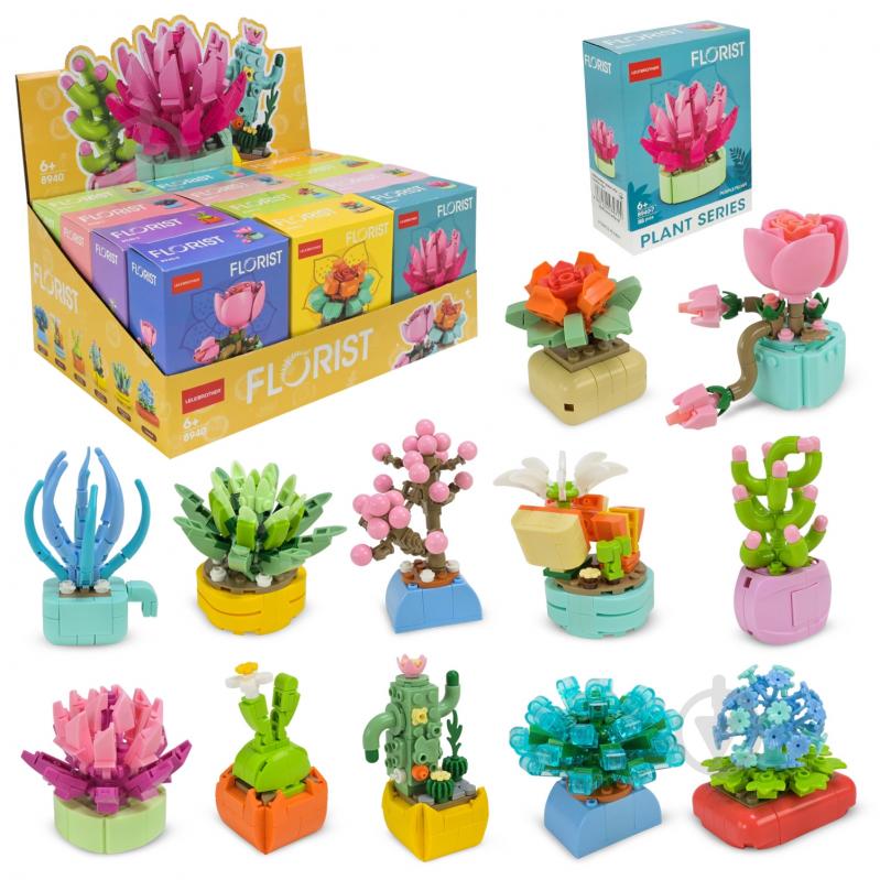 Конструктор Цветы 8940 - фото 1 Конструктор Цветы 8940 - фото 1