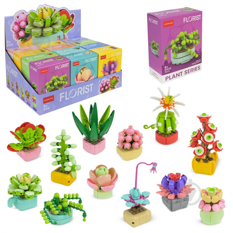 Конструктор Цветы 8938 - фото 1 Конструктор Цветы 8938 - фото 1