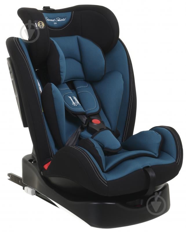 Автокресло Eternal Shield Mokki Pro CC07-B с isofix синий с серым - фото 5