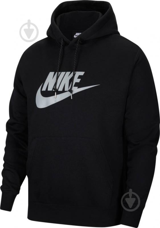 Джемпер Nike M NSW HOODIE PO BB Q5 CU4373-010 р. M черный - фото 1