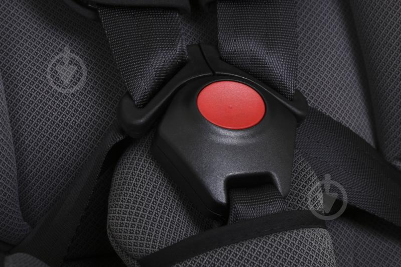 Автокрісло Eternal Shield Mokki Pro CC07-B з isofix сірий із чорним - фото 10