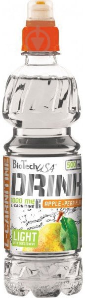 Карнитин BioTechUSA 1000 mg L-Carnitine Drink яблоко-груша 500 мл - фото 1