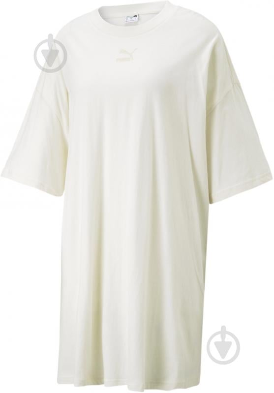 Платье Puma CLASSICS TEE DRESS 53805399 р.S бежевый - фото 1