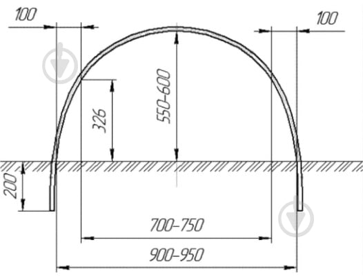 Парник мини Дачный 8 м - фото 3