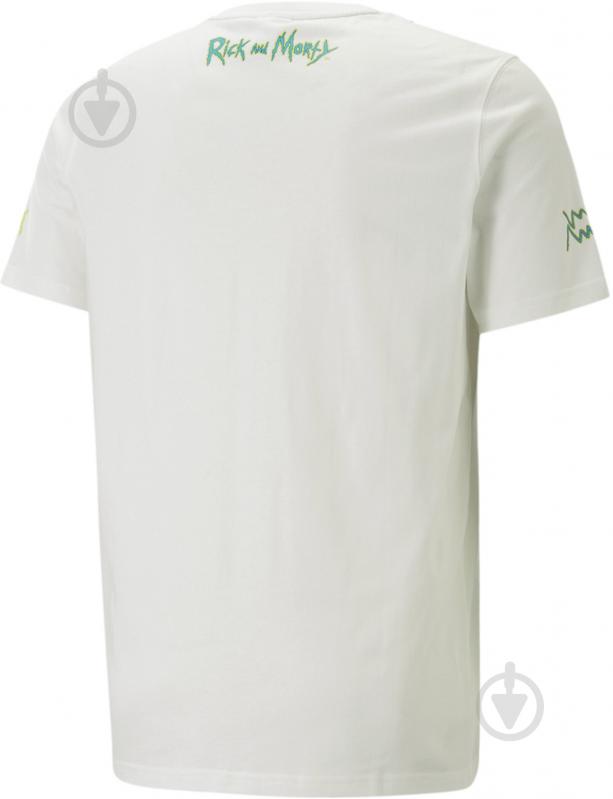 Футболка Puma PICKLE RICK TEE 53709701 р.M белый - фото 2