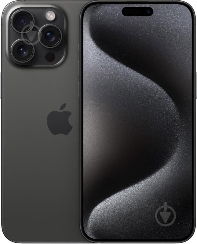 Смартфон Apple iPhone 15 Pro Max 512GB Black Titanium (MU7C3RX/A) - фото 1