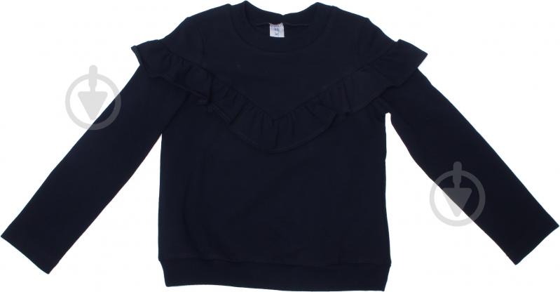 Реглан для девочки Luna Kids 4623/1 р.152 синий - фото 1 Реглан для девочки Luna Kids 4623/1 р.152 синий - фото 1
