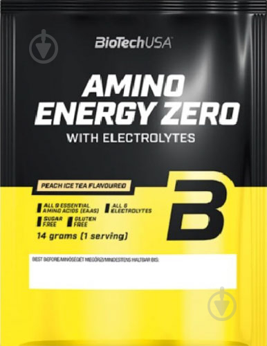 Амінокислоти BioTechUSA Amino Energy Zero with Electrolytes крижаний чай 14 г - фото 1