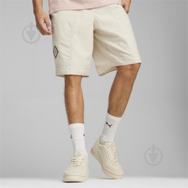 Шорты Puma PL SUMMER CREW SHORTS 62457202 р. XL бежевый - фото 3