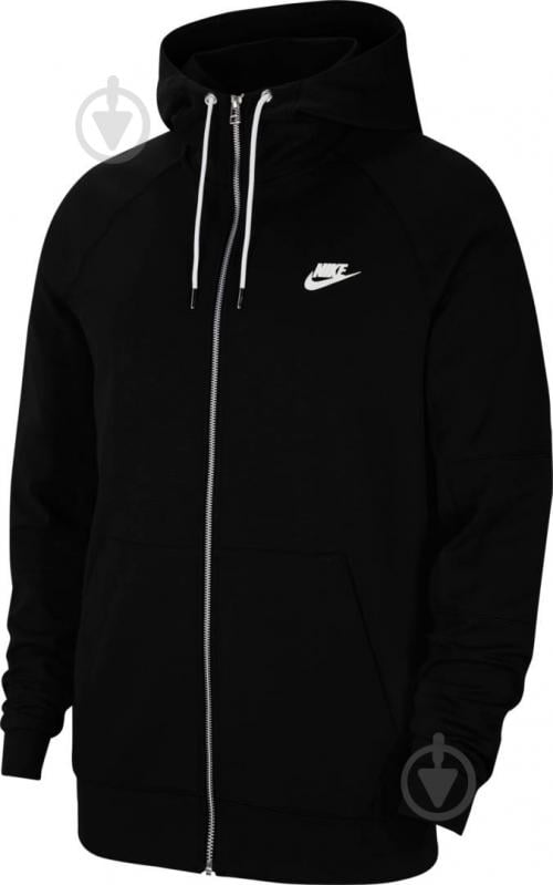 Джемпер Nike M NSW MODERN HOODIE FZ FLC CU4455-010 р. S чорний - фото 1