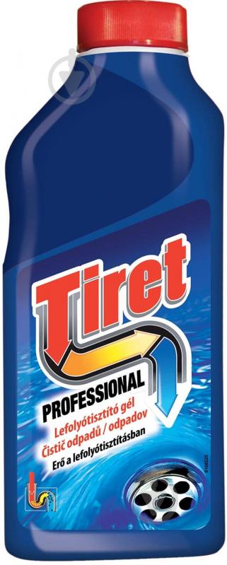 Гель для чистки труб Tiret Professional 0,5 л - фото 1