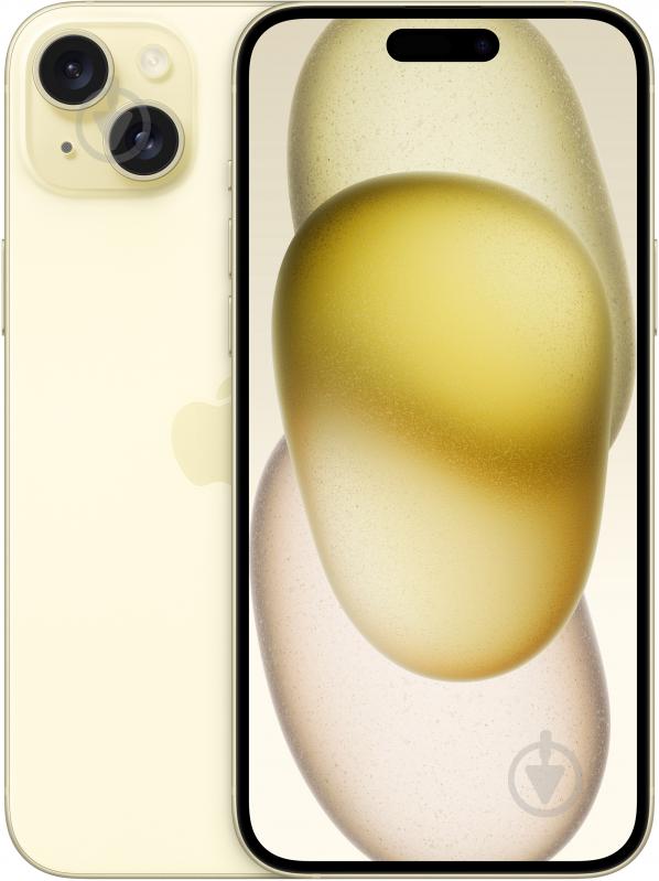 Смартфон Apple iPhone 15 Plus 128GB Yellow (MU123RX/A) - фото 1