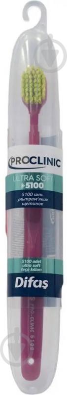 Зубна щітка Difas PRO-CLINIC ULTRA SOFT 5100 в дорожньому кейсі в асортименті екстра м'яка - фото 5