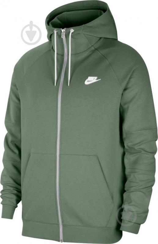 Джемпер Nike M NSW MODERN HOODIE FZ FLC CU4455-353 р. XL оливковий - фото 1