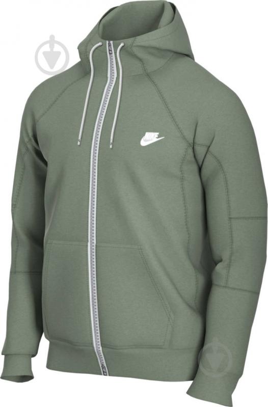 Джемпер Nike M NSW MODERN HOODIE FZ FLC CU4455-353 р. XL оливковий - фото 3