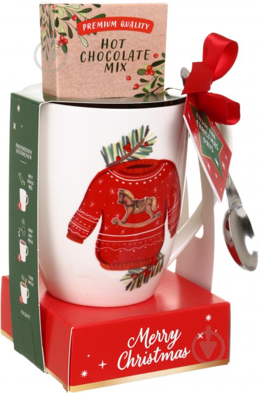 Набір подарунковий Excellent Houseware чашка та гарячий шоколад 20 г Merry Christmas в асортименті - фото 2 Набір подарунковий Excellent Houseware чашка та гарячий шоколад 20 г Merry Christmas в асортименті - фото 2