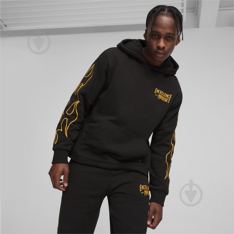 Джемпер Puma CAUTION HOODIE 62475901 р.L чорний - фото 3