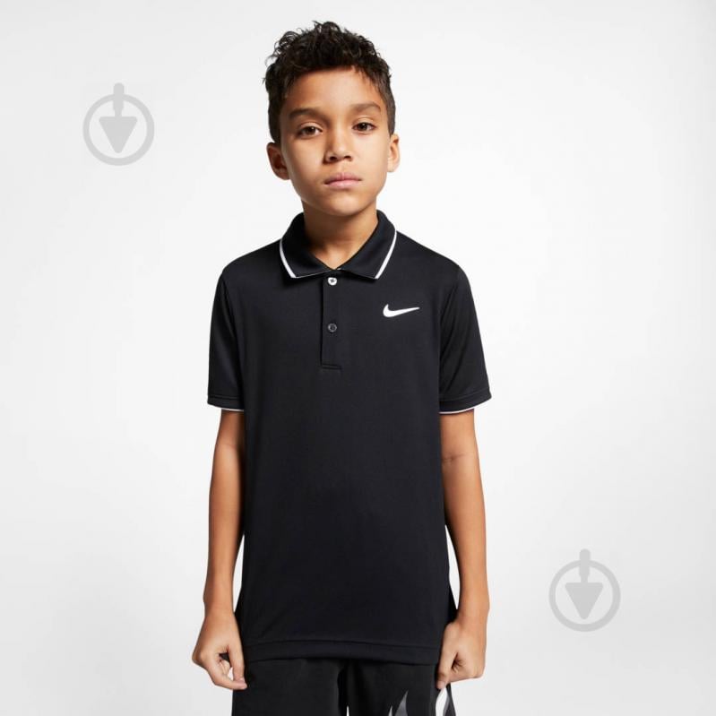 Поло Nike B NKCT DRY POLO TEAM BQ8792-010 чорний - фото 4