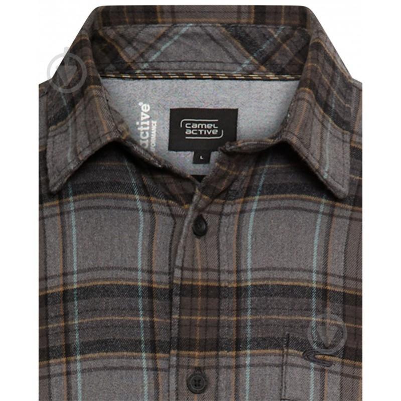 Сорочка Camel Active Longsleeve Shirt 409146-6S46-27 р. XL сірий - фото 4 Сорочка Camel Active Longsleeve Shirt 409146-6S46-27 р. XL сірий - фото 4