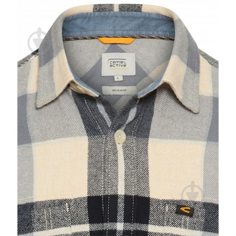 Рубашка Camel Active Longsleeve Shirt 409147-6S47-48 р. L мульти - фото 3 Рубашка Camel Active Longsleeve Shirt 409147-6S47-48 р. L мульти - фото 3