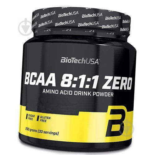 Амінокислотна суміш BioTechUSA BCAA 8:1:1 ZERO блакитна малина 250 г - фото 1