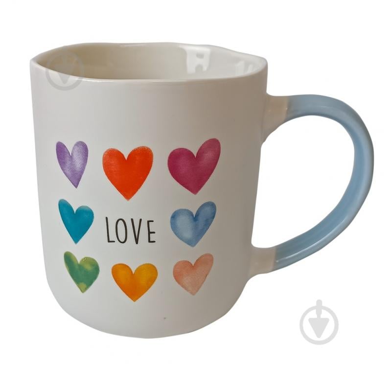 Чашка Vittora Яскраві серця 385 мл - фото 1 Чашка Vittora Яскраві серця 385 мл - фото 1