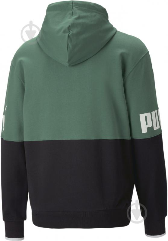 Джемпер Puma POWER COLORBLOCK HOODIE TR 67332537 р. M зелений - фото 2