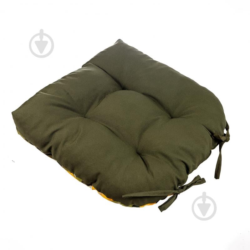 Подушка на кресло 42х42x8 см лонета Sprite verde - фото 2 Подушка на кресло 42х42x8 см лонета Sprite verde - фото 2