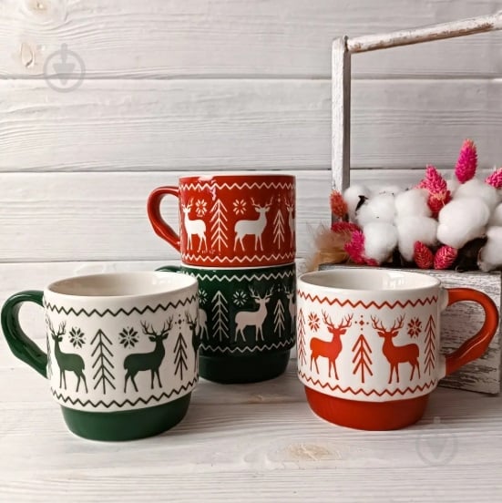 Чашка Vittora Помічники Санти 305 мл - фото 1 Чашка Vittora Помічники Санти 305 мл - фото 1